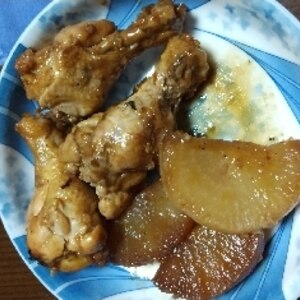 手羽元と大根の照り照り煮